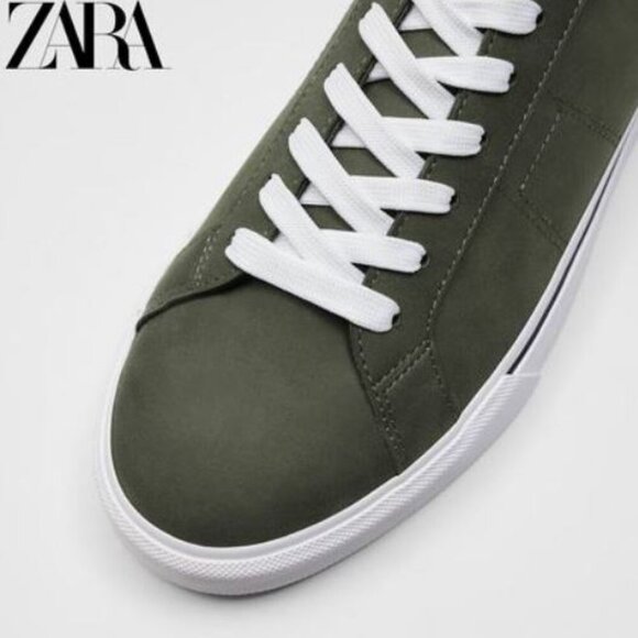 ZARA Men\'s  Tennis Shoes Khaki Green Size: 27 cm USA 9 Eur 42 2282 820 main image 5
